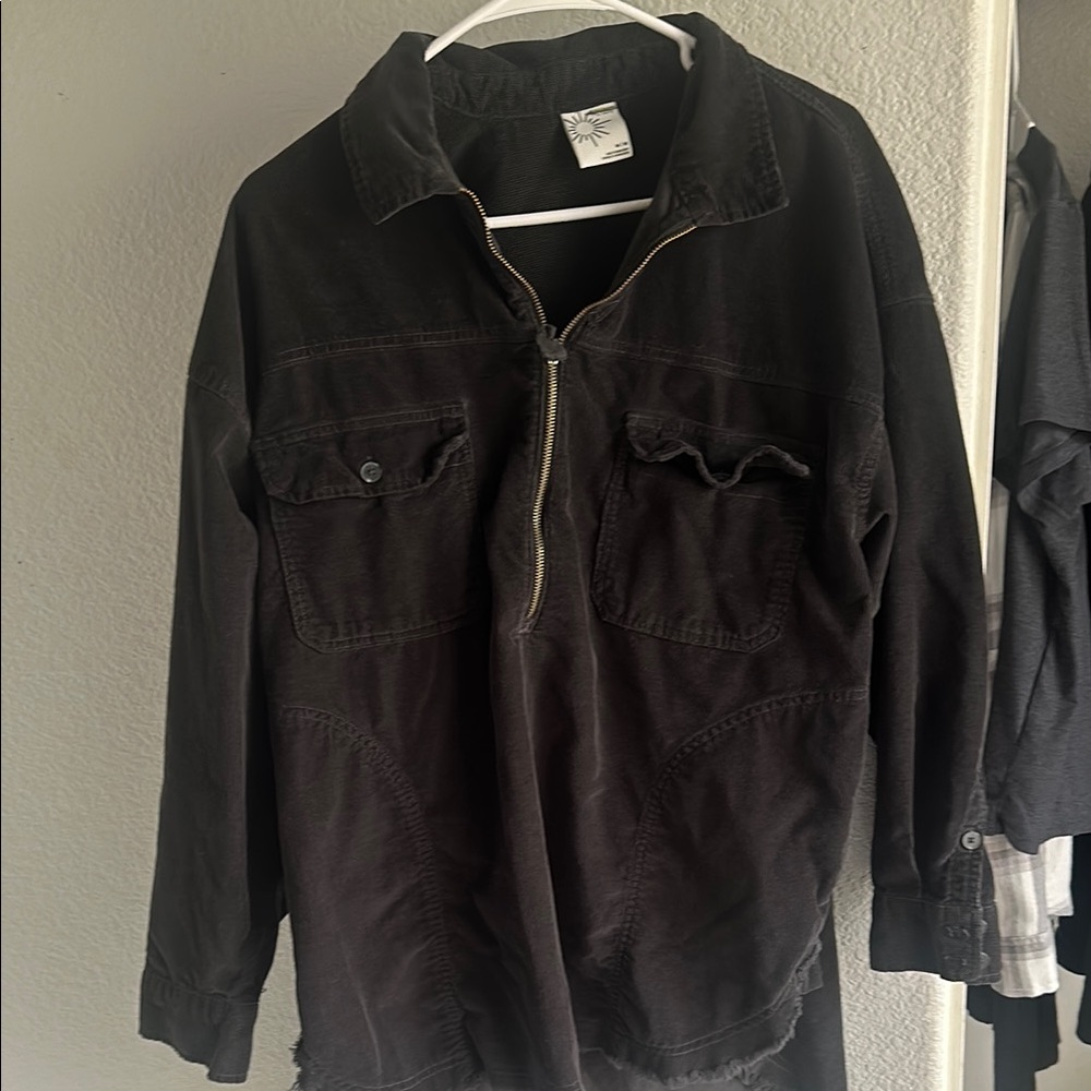 Black Zip-Up Jacket